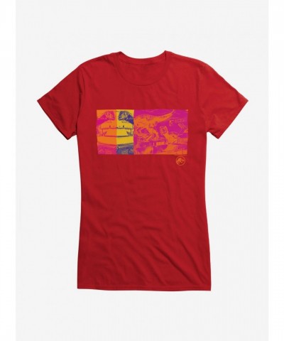 Jurassic Park Velociraptor Adventure Girls Junior T-Shirt
