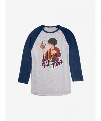 Avatar Zuko Tea Raglan T-Shirt for Men - Grey