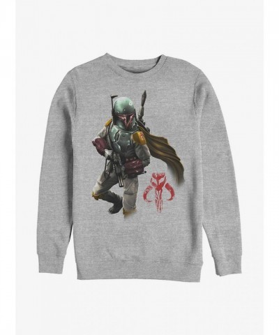 Mandalorian Warrior Grey Sweatshirt for Men